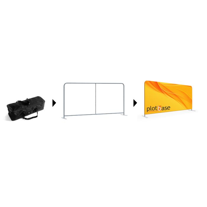 Reklám kordon szerkezete